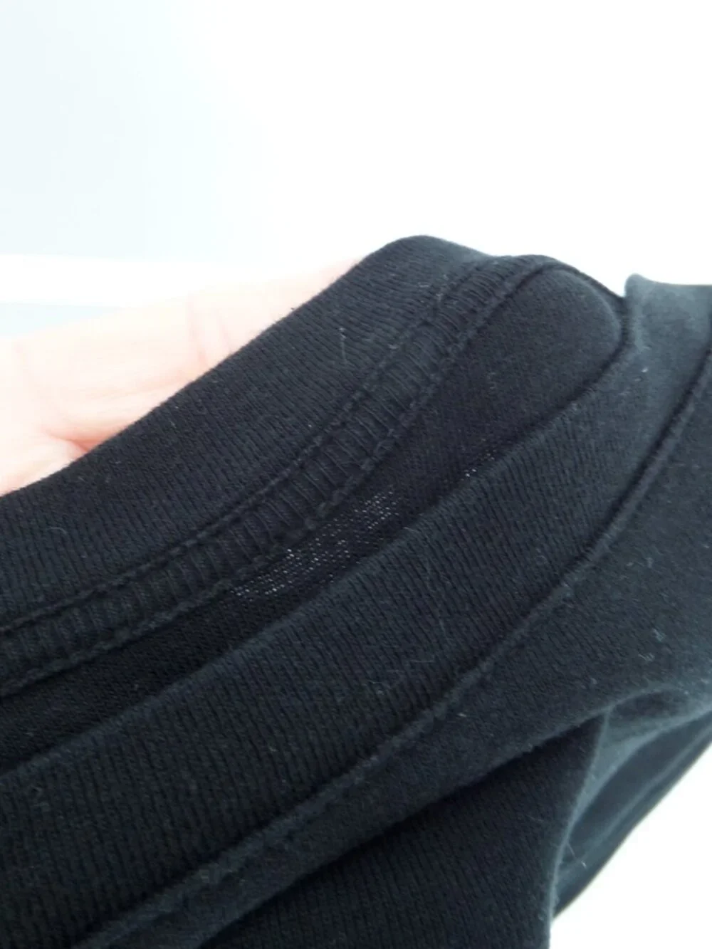 Chico's  Women's Ultimate Tee 3/4 Sleeve Boat Neck Fall Black Top  Size 3 US XL